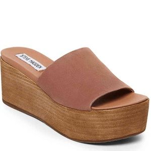 steve madden heated wedge sandal